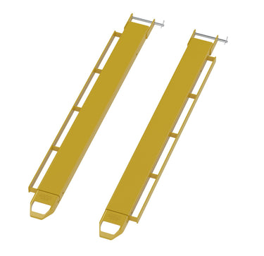 Steel Pin Style Fork Extensions with Load Rails 5